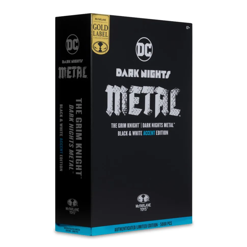 Dark Nights: Metal - The Grim Knight Black & White Accent Edition DC Multiverse Gold Label 7" Scale Action Figure