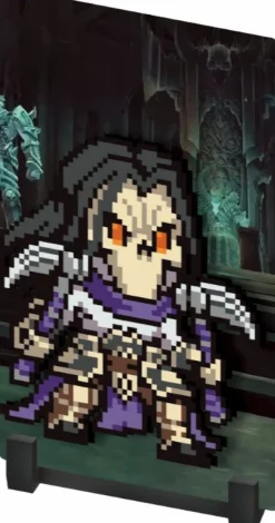 Darksiders - Death FiGGYZ Pixel Art 4.3" PVC Magnet