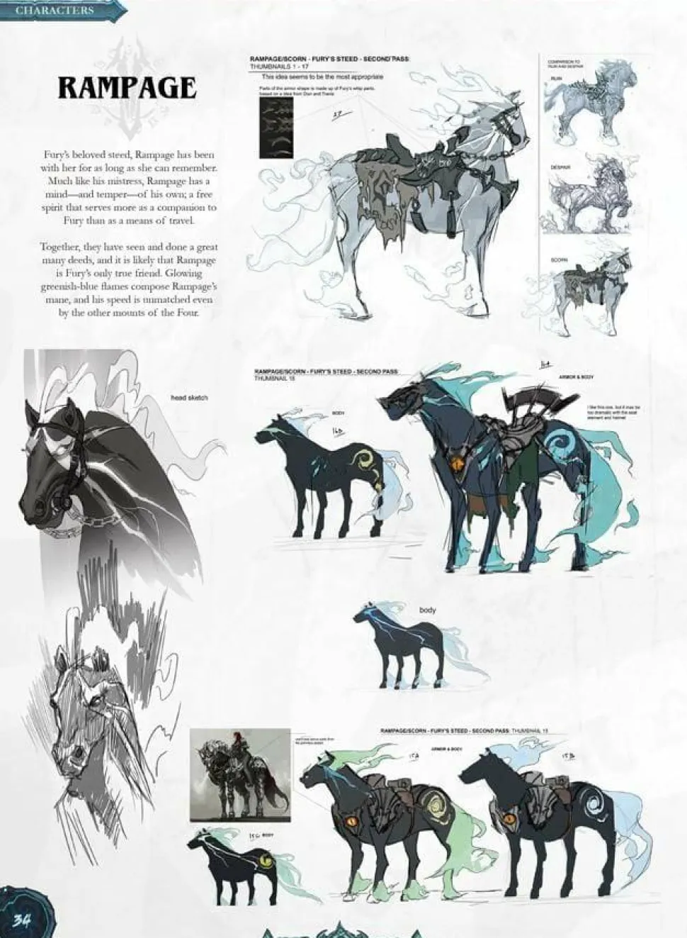 Darksiders III - The Art of Darksiders III Hardcover Book