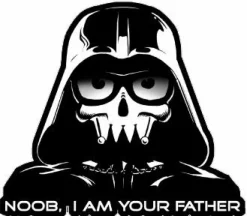 Darth J!nx - Noob, I am your Father Sticker