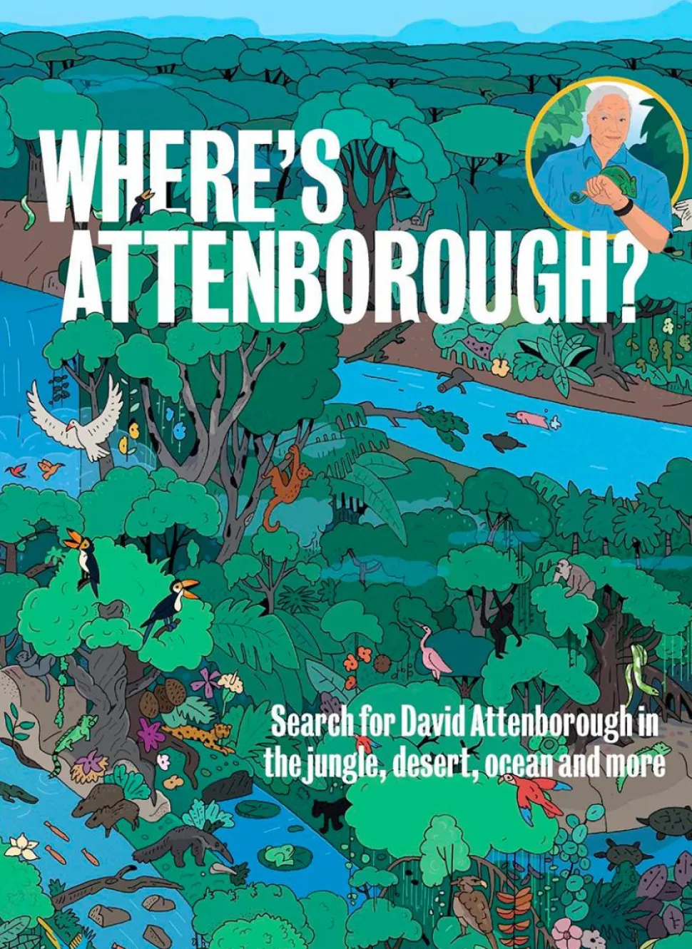 David Attenborough - Where’s Attenborough? Hardcover Book