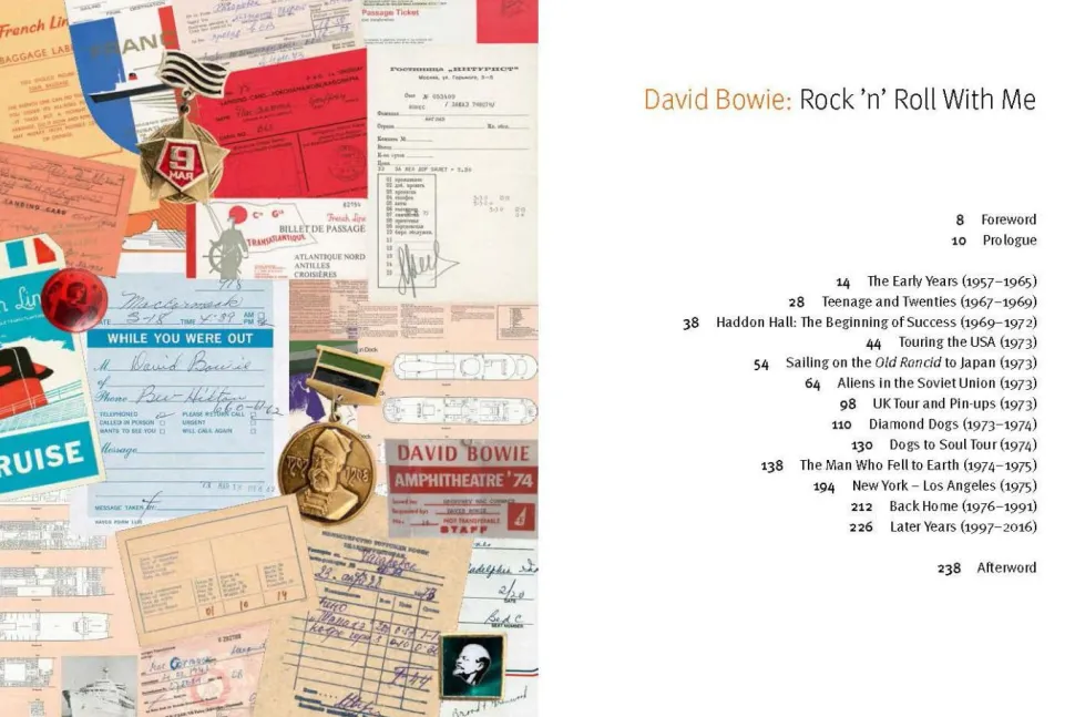 David Bowie - Rock 'n' Roll With Me by Geoff MacCormack Hardcover Book