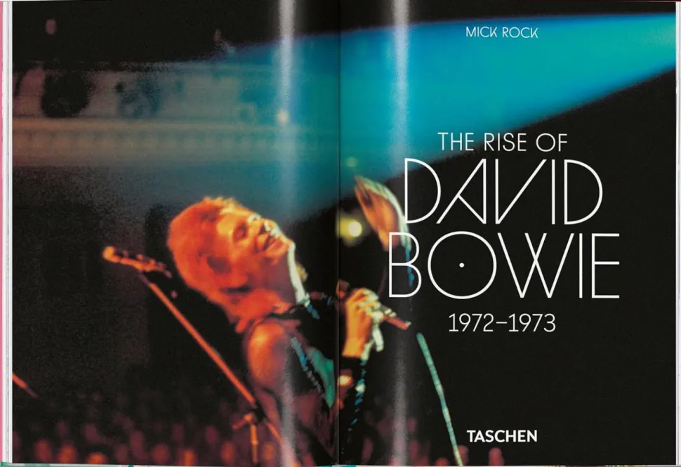 David Bowie - The Rise of David Bowie by Mick Rock Hardcover Book