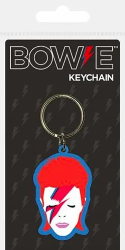 David Bowie - Ziggy Stardust Rubber Keychain