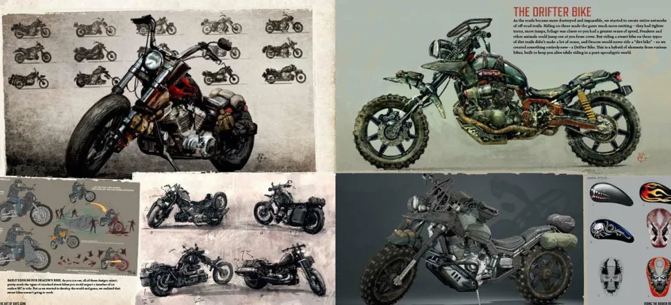 Days Gone - The Art of Days Gone Hardcover Book
