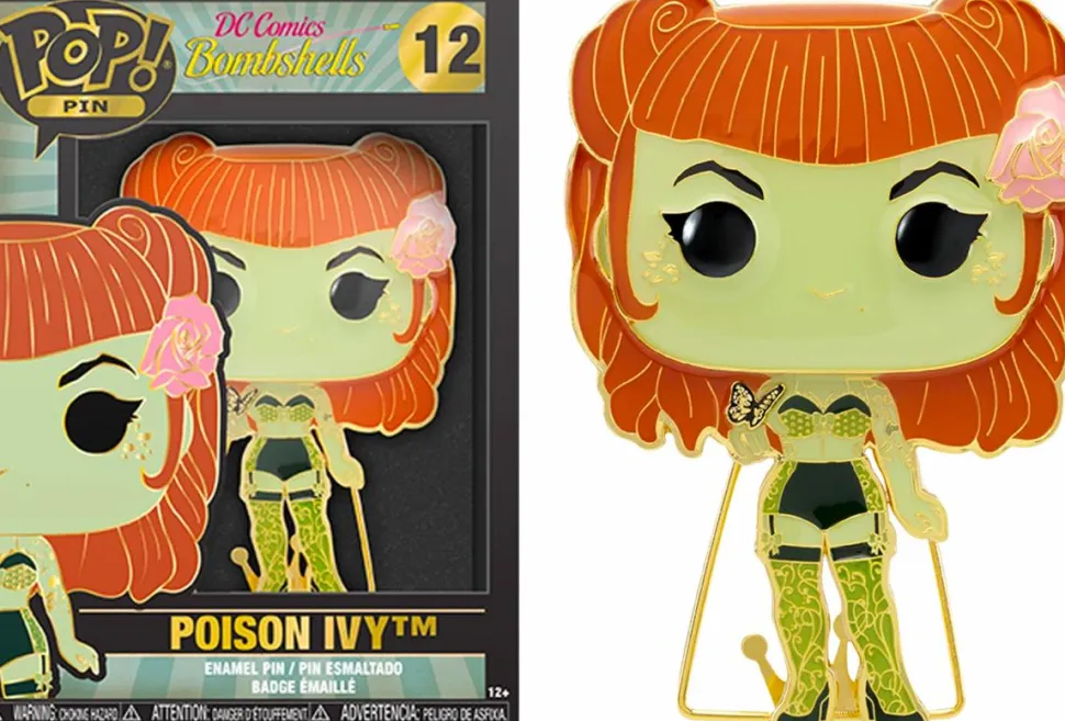DC Bombshells - Poison Ivy 4" Pop! Enamel Pin