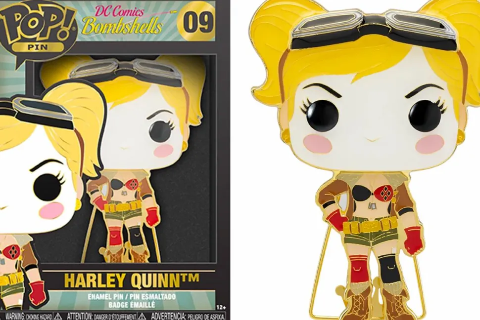 DC Bombshells - Series 01 4" Pop! Enamel Pin Bundle (Set of 4)