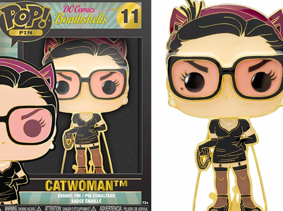 DC Bombshells - Series 01 4" Pop! Enamel Pin Bundle (Set of 4)