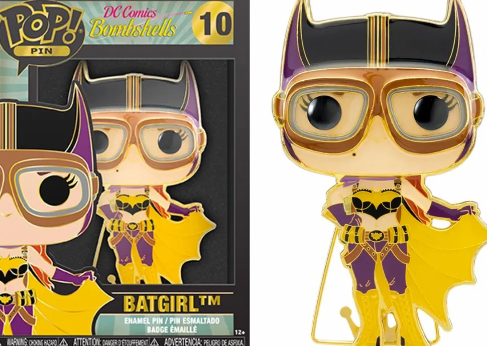 DC Bombshells - Series 01 4" Pop! Enamel Pin Bundle (Set of 4)