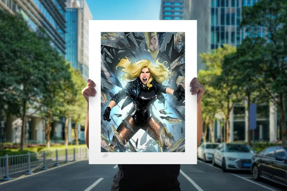 DC Comics - Black Canary Fine Art Print by Taurin Clarke