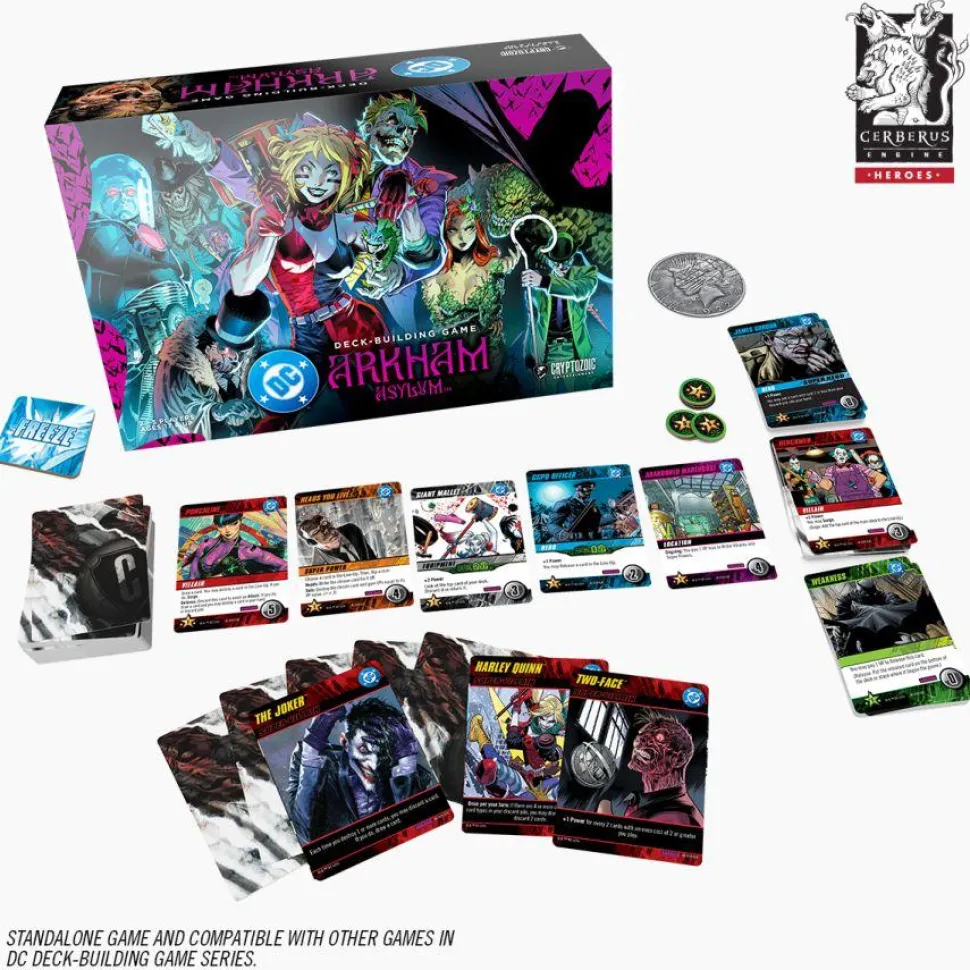DC Comics - DC Deck-Building Game: Arkham Asylum Core Set