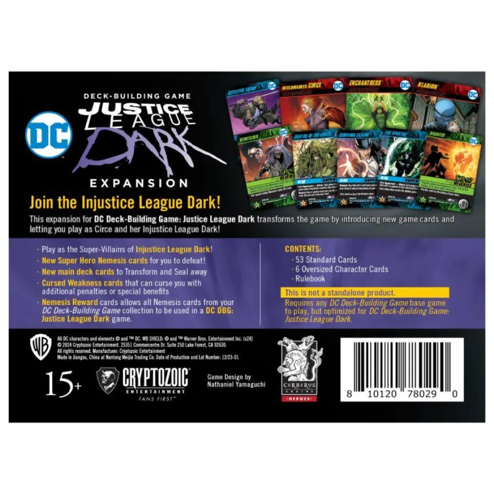 DC Comics - DC Deck-Building Game Justice League Dark Expansion