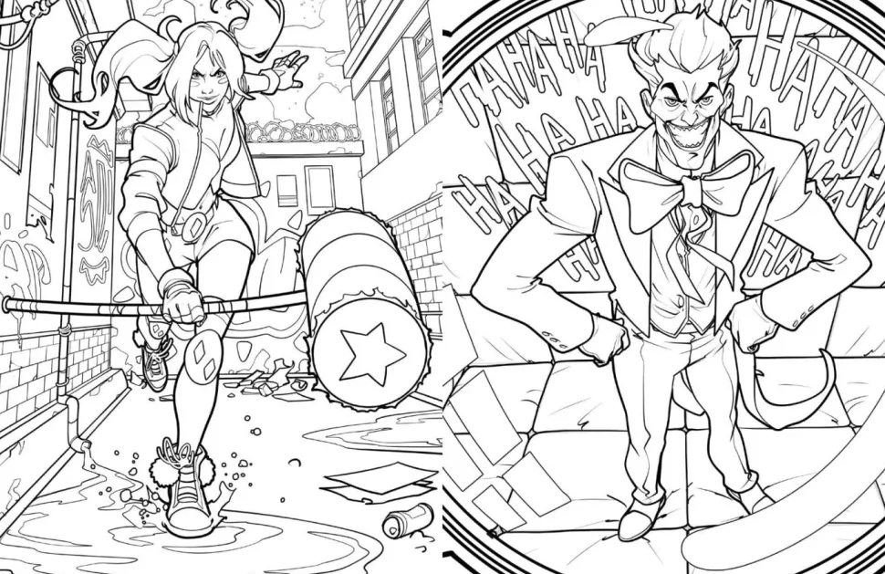 DC Comics - DC Super-Villains: The Official Colouring Book Paperback Book