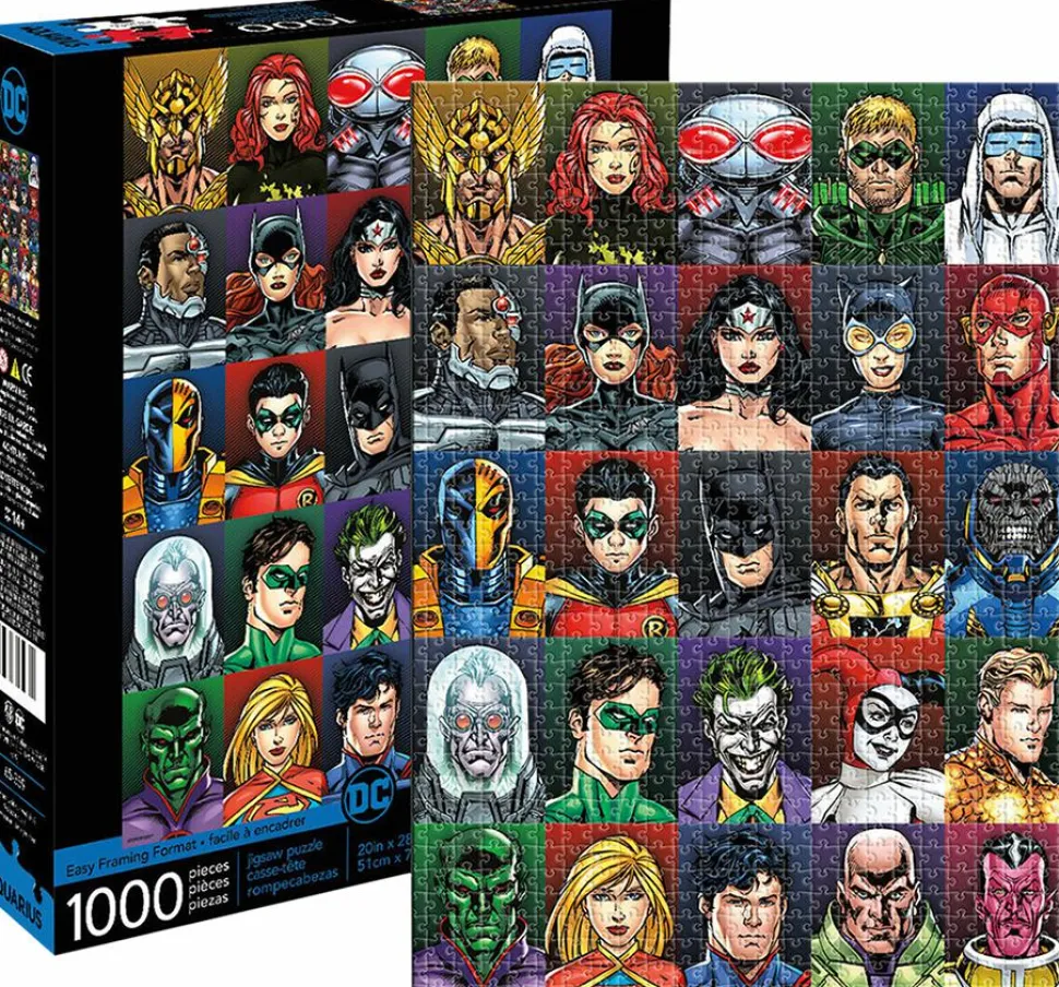 DC Comics - Faces 1000 Piece Jigsaw Puzzle
