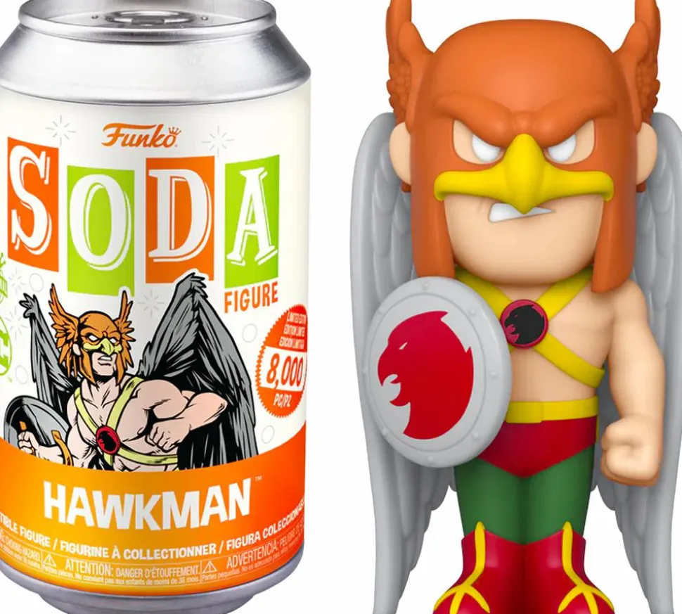 DC Comics - Hawkman Vinyl SODA Figure in Collector Can (International Edition)