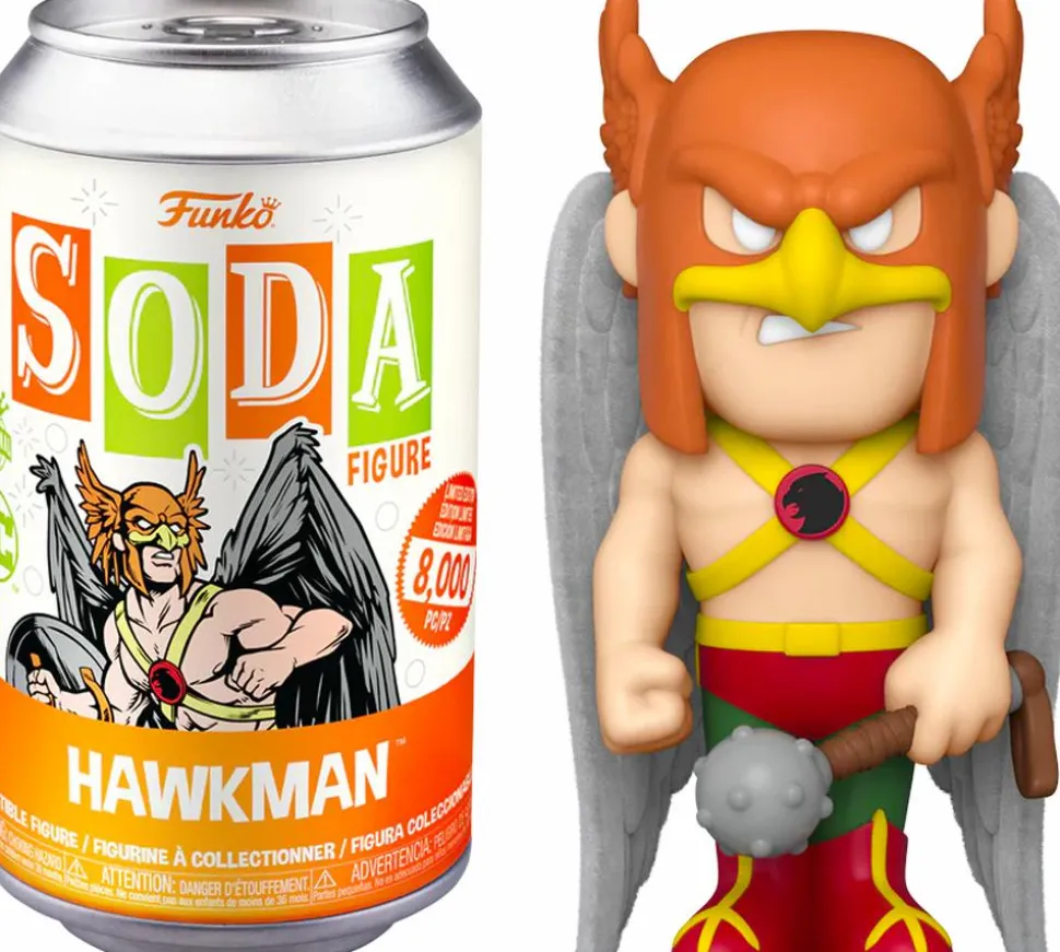 DC Comics - Hawkman Vinyl SODA Figure in Collector Can (International Edition)