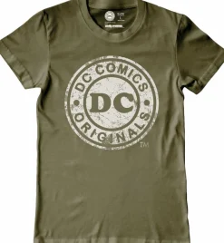 DC Comics - Logo Khaki Female T-Shirt