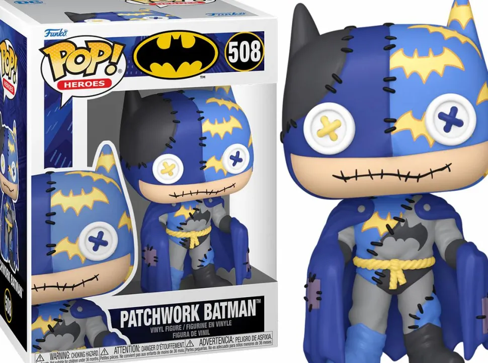 DC Comics - Patchwork Stitch Up Pop! Vinyl Bundle (Set of 4)