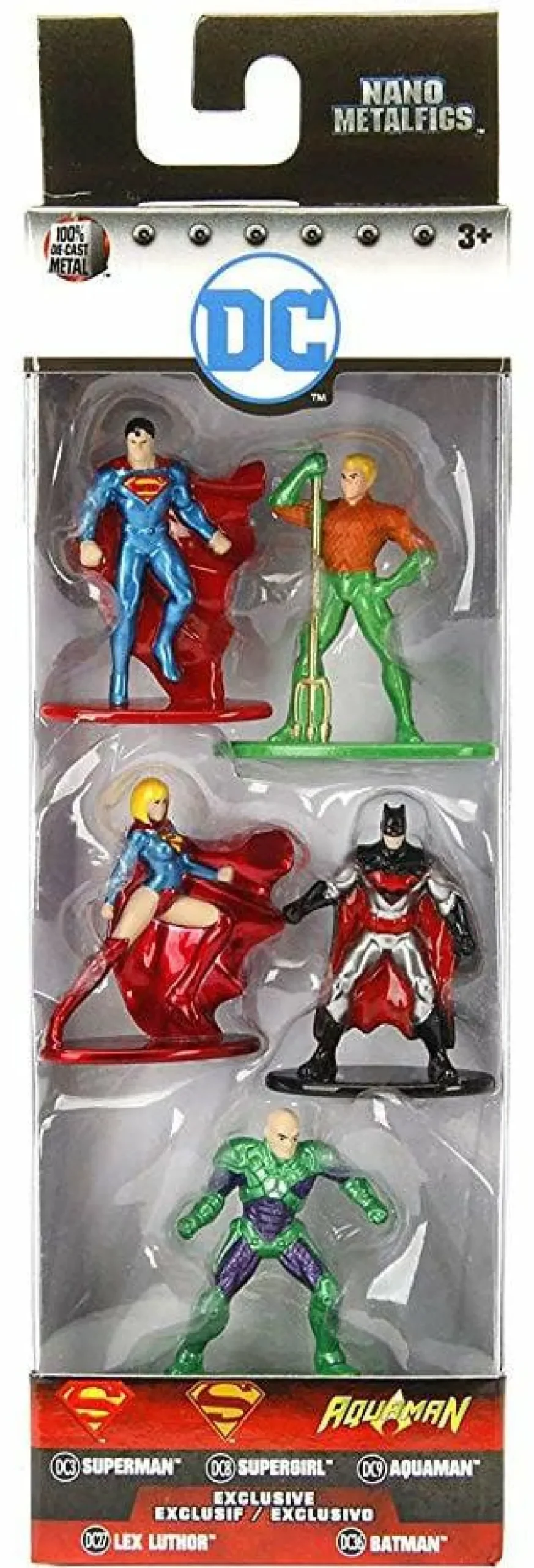 DC Comics - Rebirth & New 52 2.5” Nano Metalfigs Die-Cast Figure 5-Pack