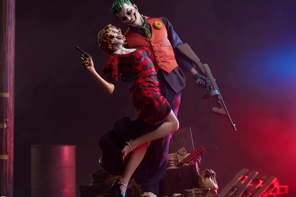 DC Comics - The Joker & Harley Quinn (Lawless Love) 1/5th Scale Diorama Statue