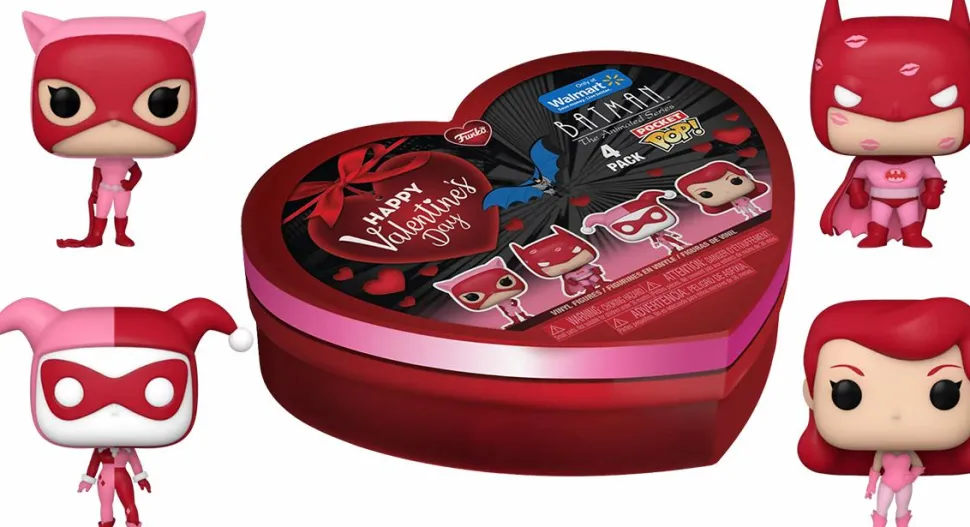 DC Comics - Valentines 2024 Pocket Pop! Box 4-Pack