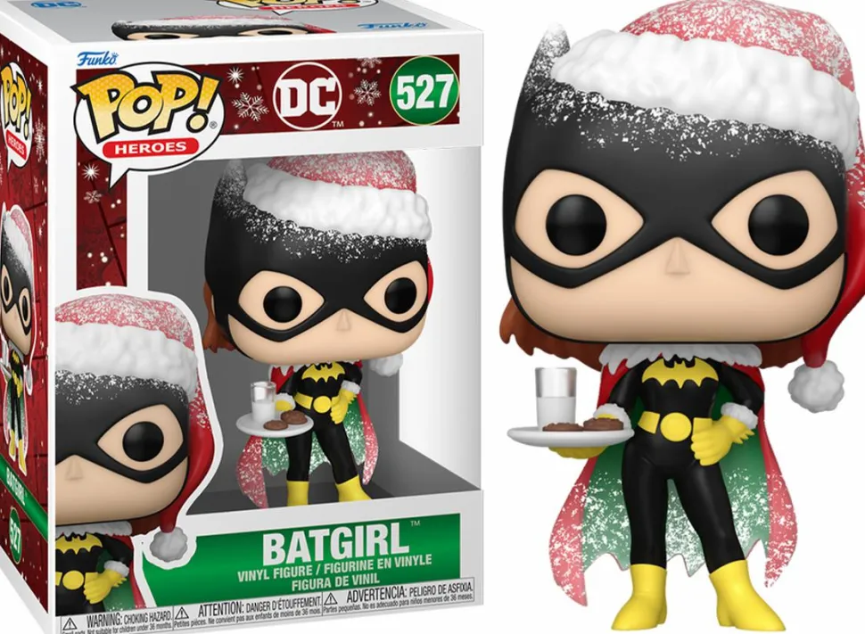 DC Comics: Batman - Batgirl with Milk & Cookies Holiday Pop! Vinyl Figure
