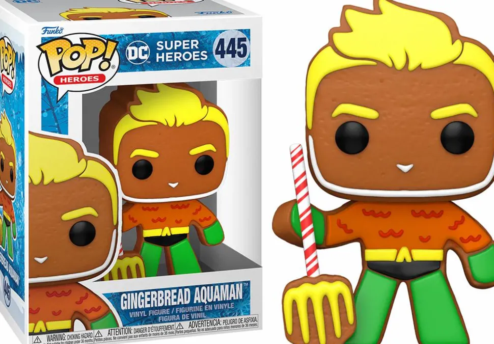 DC Super Heroes - Gingerbread Aquaman Pop! Vinyl Figure