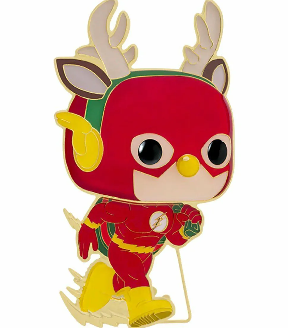 DC Super Heroes - The Flash Holiday Dash 4” Pop! Enamel Pin