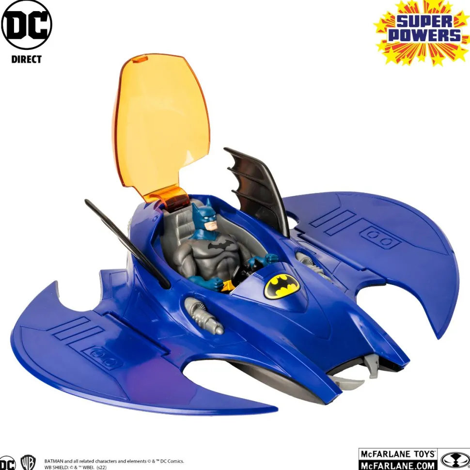 DC Super Powers - Batwing DC Retro 4” Scale Action Figure Vehicle
