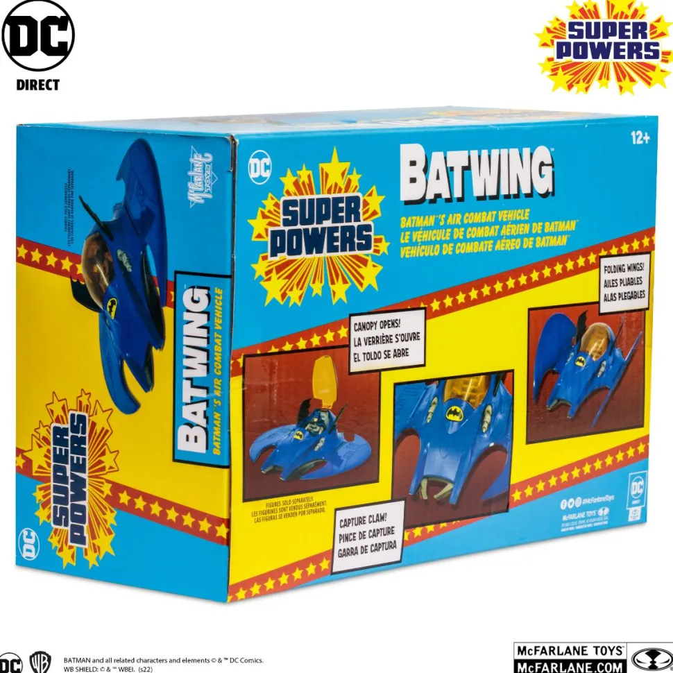 DC Super Powers - Batwing DC Retro 4” Scale Action Figure Vehicle