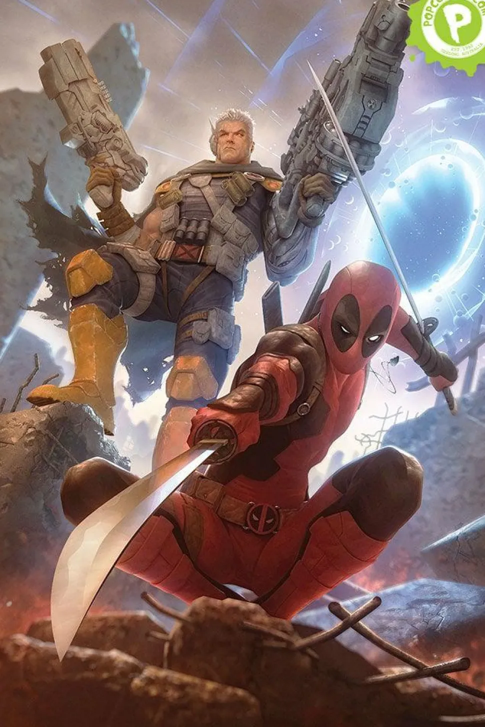 Deadpool - Deadpool & Cable Premium Art Print by Alex Garner