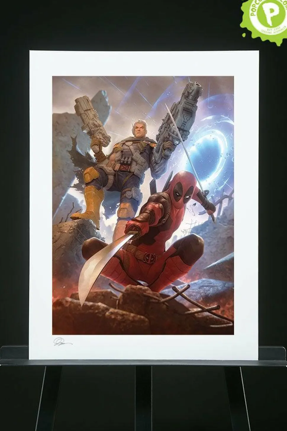 Deadpool - Deadpool & Cable Premium Art Print by Alex Garner