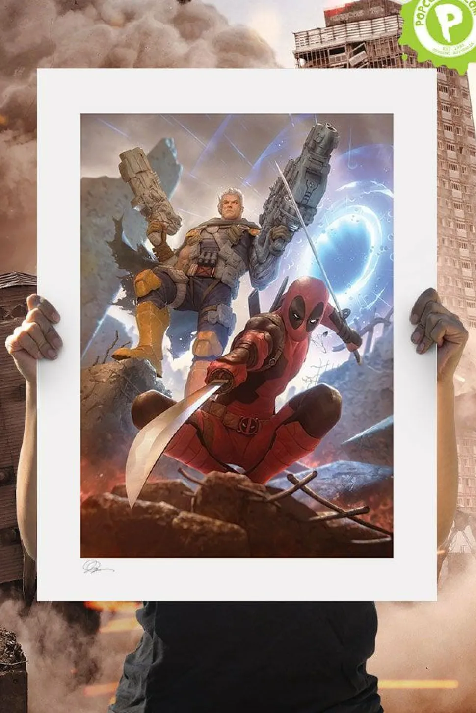 Deadpool - Deadpool & Cable Premium Art Print by Alex Garner