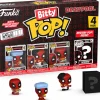 Deadpool - Deadpool (Bathtime), Deadpool (Flamenco), Deadpool (Supper Hero) & Mystery Bitty Pop! Vinyl Figure 4-Pack