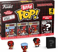 Deadpool - Deadpool (Bathtime), Deadpool (Flamenco), Deadpool (Supper Hero) & Mystery Bitty Pop! Vinyl Figure 4-Pack