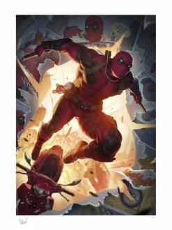 Deadpool - Deadpool Fine Art Print by Nixell Cho