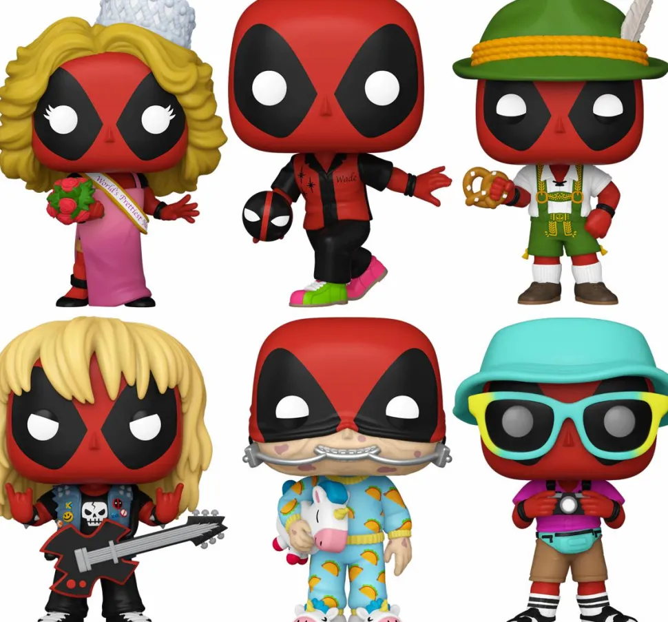 Deadpool - Deadpool Shenanigans Pop! Vinyl Bundle (Set of 6)