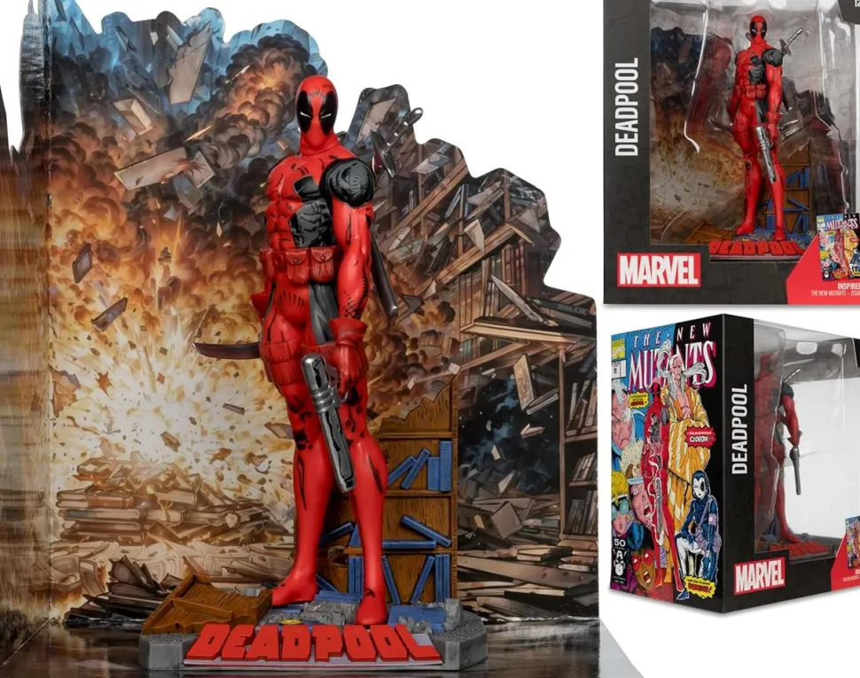 Deadpool - Deadpool (The New Mutants #98) by Rob Liefeld 1/10th Scale PVC Posed Figure