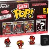 Deadpool - Dinopool, Deadpool (Barista), Deadpool (Roman Senator) & Mystery Bitty Pop! Vinyl Figure 4-Pack