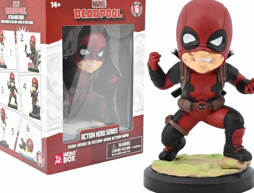 Deadpool - Fighting Deadpool Action Hero Series Hero Box 3" Vinyl Figure