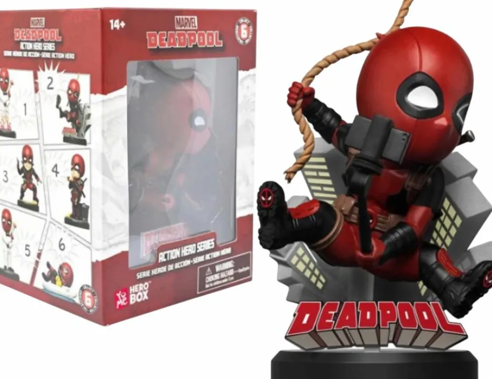 Deadpool - Swinging Deadpool Action Hero Series Hero Box 3" Vinyl Figure