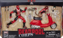 Deadpool - Ultimate Deadpool Corps Deadpool, Dogpool & Squirrelpool with Scooter Marvel Legends 6" Action Figure 4-Pack