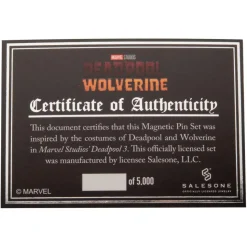 Deadpool & Wolverine (2024) - Deadpool & Wolverine's Belt Buckle Replica Pin 2-Pack