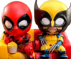 Deadpool & Wolverine (2024) - Deadpool and Wolverine (Masked) Cosbaby (S) Hot Toys Figure 2-Pack