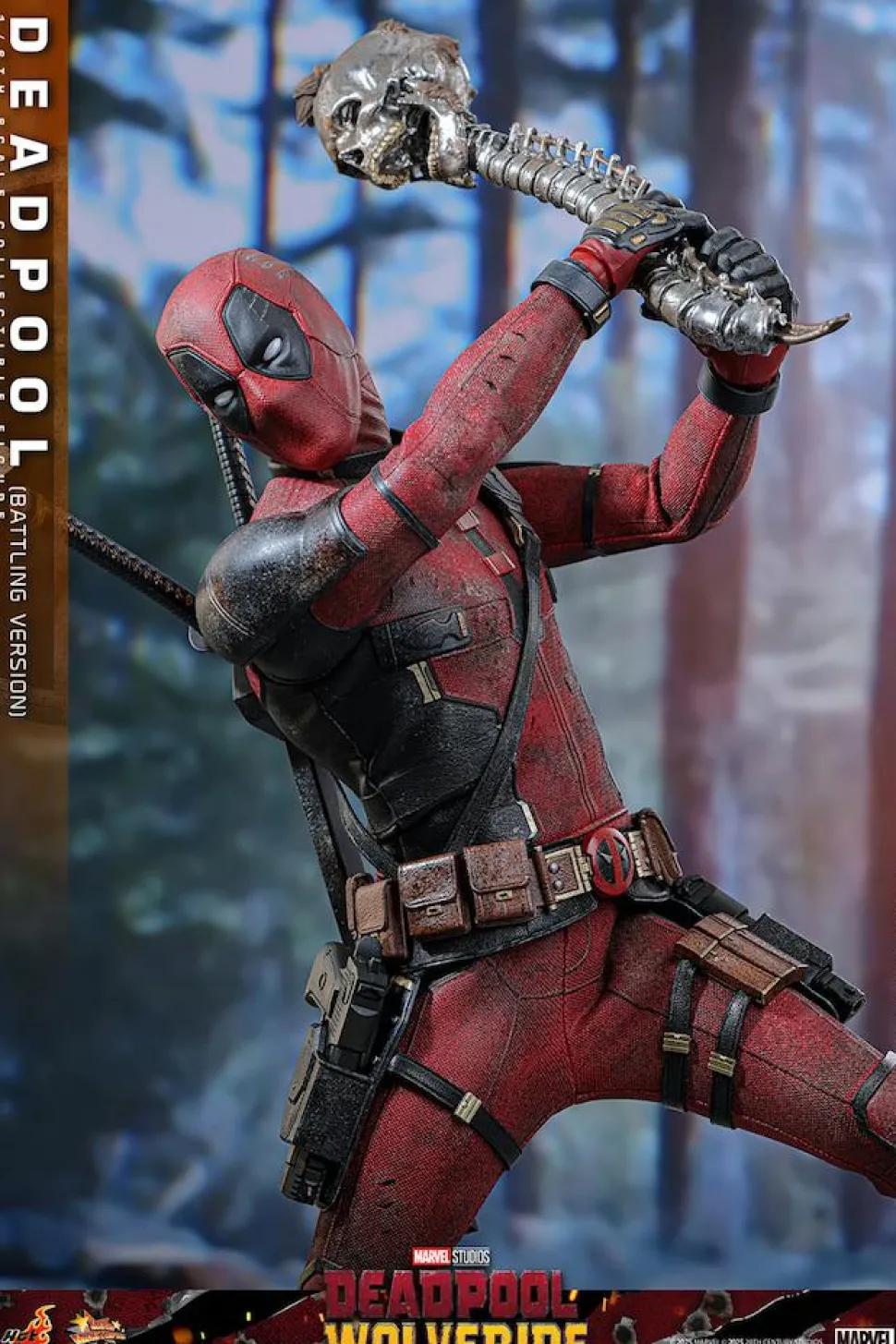 Deadpool & Wolverine (2024) - Deadpool (Battling Version) 1/6th Scale Hot Toys Action Figure