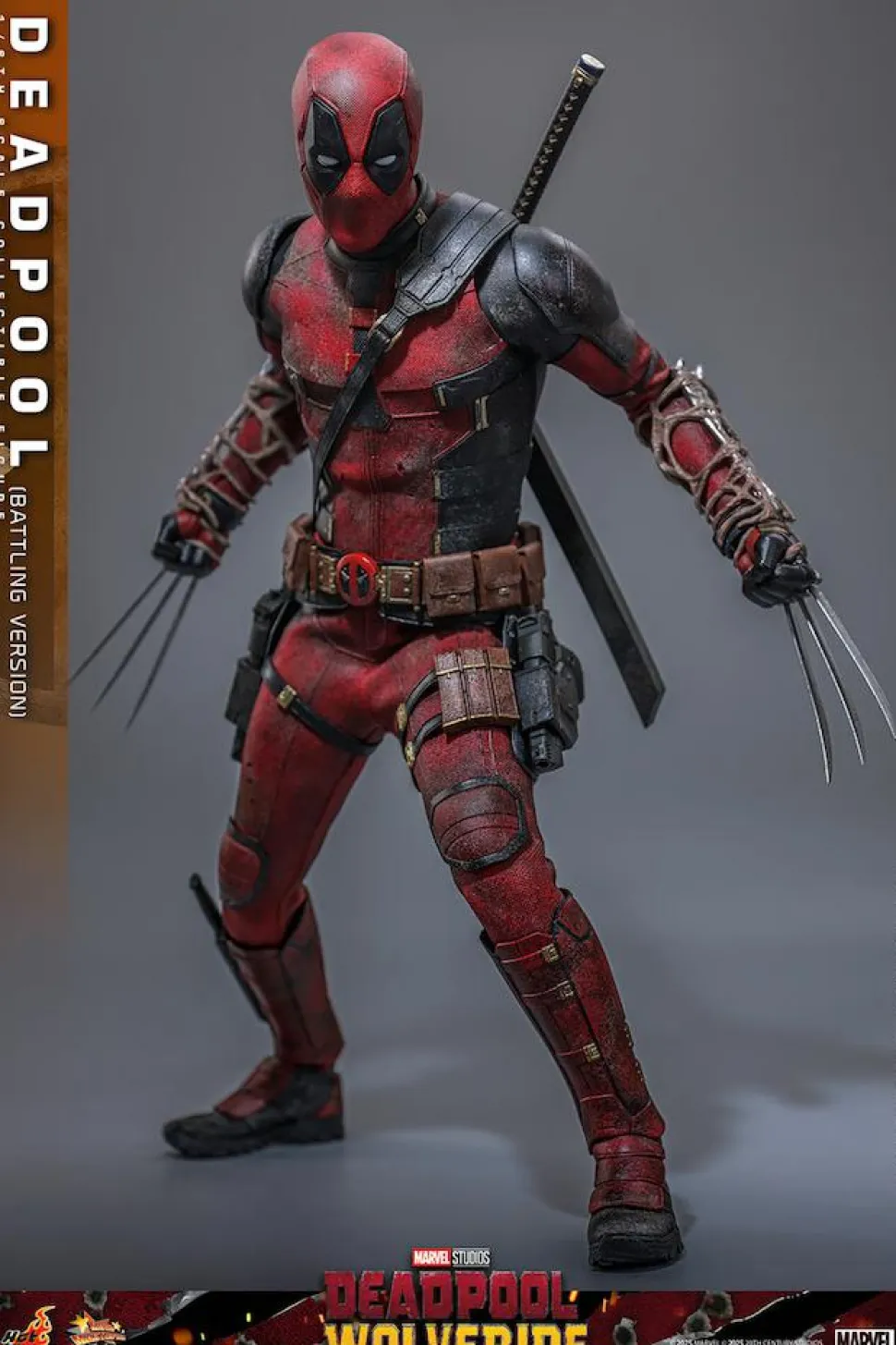 Deadpool & Wolverine (2024) - Deadpool (Battling Version) 1/6th Scale Hot Toys Action Figure