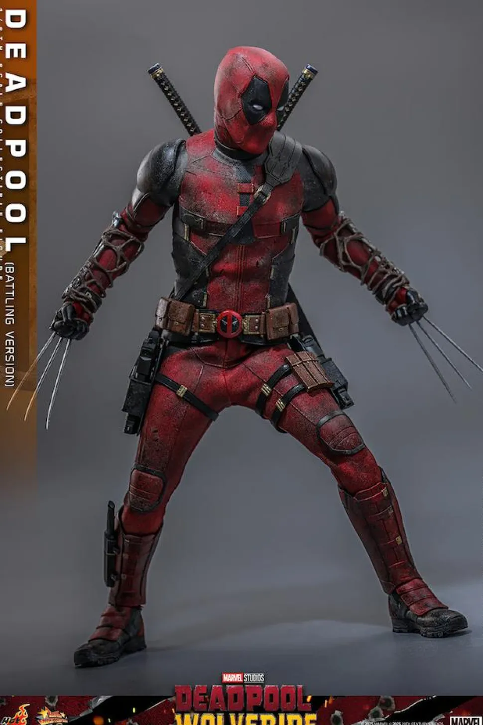 Deadpool & Wolverine (2024) - Deadpool (Battling Version) 1/6th Scale Hot Toys Action Figure