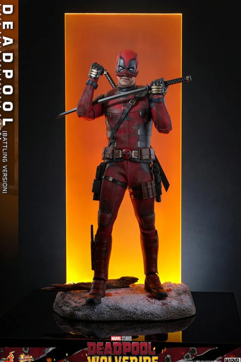 Deadpool & Wolverine (2024) - Deadpool (Battling Version) 1/6th Scale Hot Toys Action Figure
