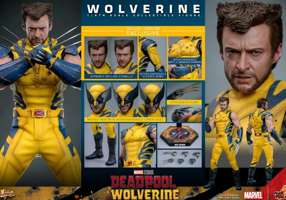 Deadpool & Wolverine (2024) - Wolverine Deluxe 1/6th Scale Hot Toys Action Figure