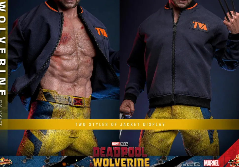 Deadpool & Wolverine (2024) - Wolverine (TVA Jacket Version) 1/6th Scale Hot Toys Action Figure